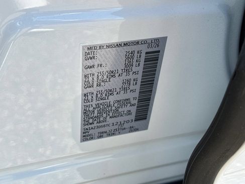 New 2026 Nissan Murano Platinum w/ Cargo Package AWD/4WD image 35