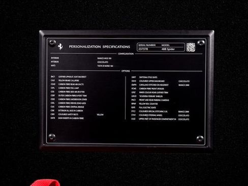 Certified 2018 Ferrari 488 Spider RWD image 67