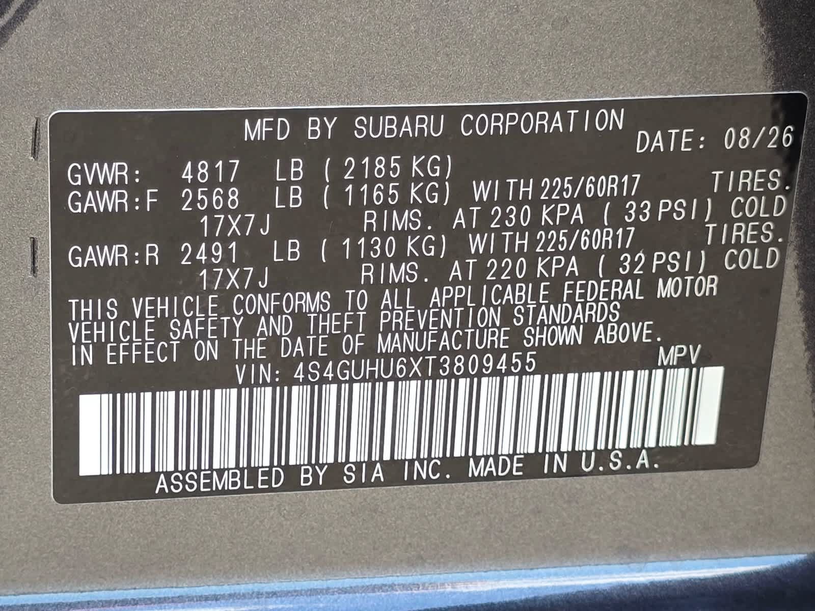New 2026 Subaru Crosstrek 2.5i Wilderness AWD/4WD image 28