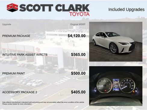 Used 2024 Lexus IS 300 w/ Premium Package RWD image 8