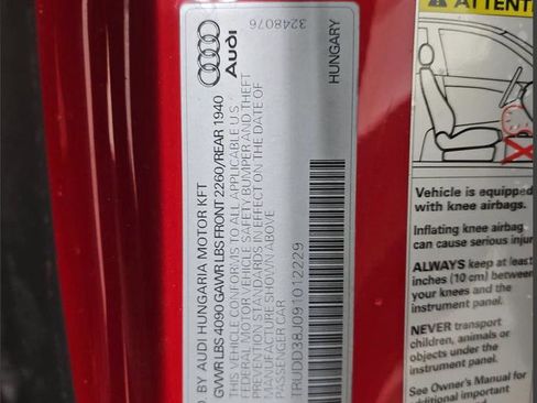 Used 2009 Audi TT 3.2 Premium Plus image 9