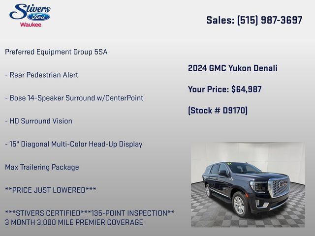 Used 2024 GMC Yukon Denali w/ Max Trailering Package AWD/4WD image 28