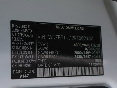 Used 2019 Mercedes-Benz Sprinter 2500 image 48