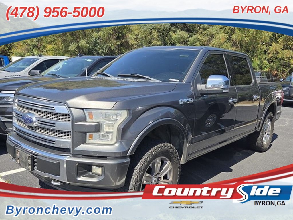 Used 2015 Ford F150 Platinum w/ Equipment Group 701A Luxury AWD/4WD image 1