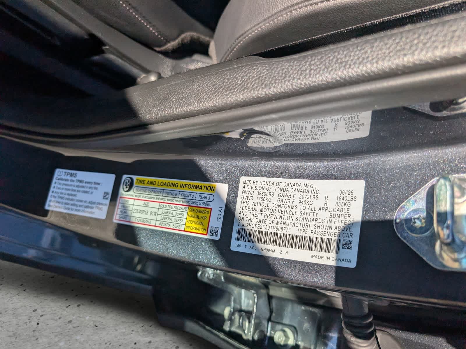 Certified 2026 Honda Civic Sport image 15