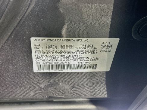 Used 2019 Acura MDX FWD w/ Technology Package image 12