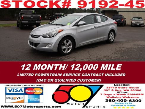 Used 2013 Hyundai Elantra GLS w/ Preferred Pkg image 2