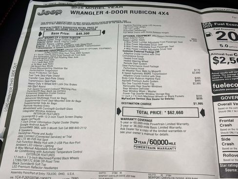 New 2026 Jeep Wrangler Unlimited Rubicon image 9