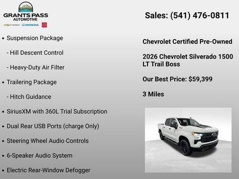 Used 2026 Chevrolet Silverado 1500 LT Trail Boss w/ Convenience Package II image 32