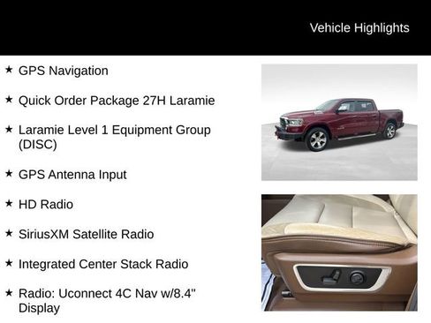 Used 2021 RAM 1500 Laramie AWD/4WD image 8
