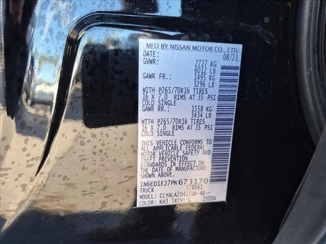 Used 2023 Nissan Frontier S w/ Technology Package RWD image 30