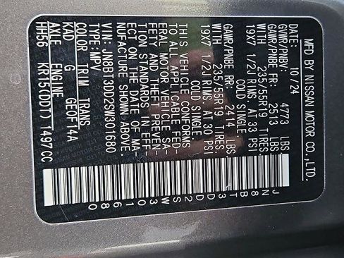 Certified 2025 Nissan Rogue Platinum image 30