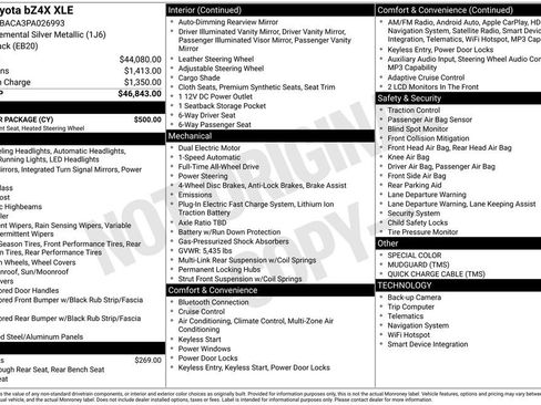Used 2023 Toyota bZ4X AWD w/ Weather Package image 16