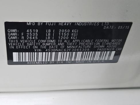 Used 2015 Subaru Legacy 2.5i Premium image 34