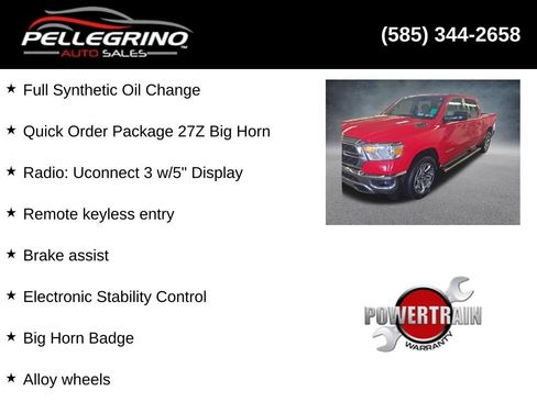 Used 2022 RAM 1500 Big Horn AWD/4WD image 2
