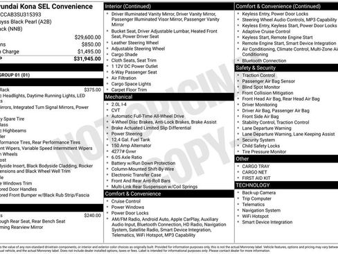 New 2025 Hyundai Kona SEL image 5