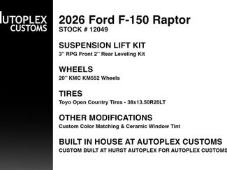 Used 2026 Ford F150 Raptor w/ Equipment Group 803A Raptor R AWD/4WD video 2
