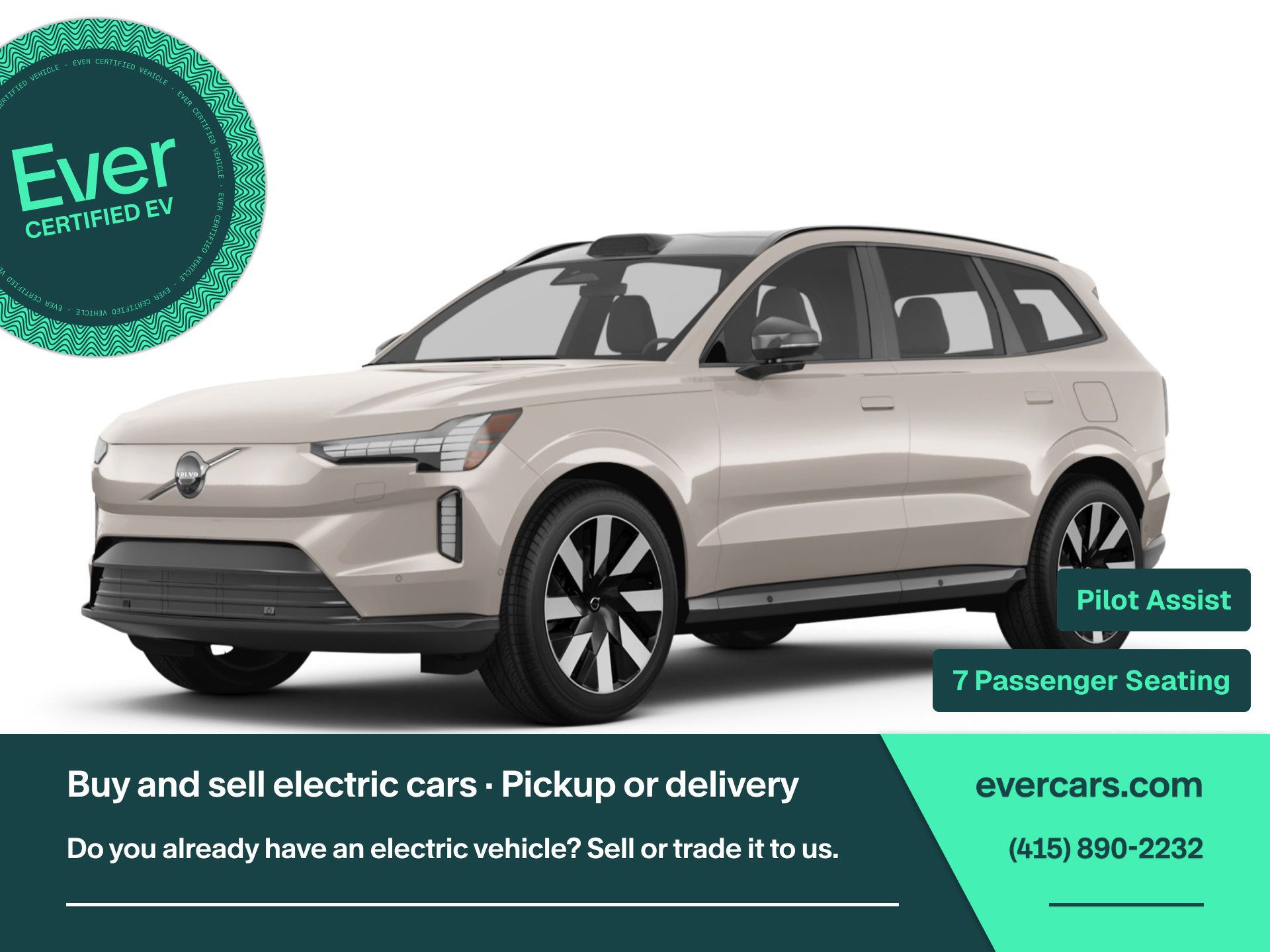 Used 2025 Volvo EX90 Plus AWD/4WD image 1