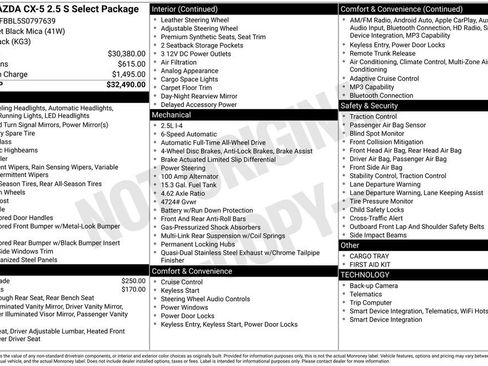 New 2025 MAZDA CX-5 AWD 2.5 S w/ Select Package image 22