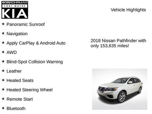 Used 2018 Nissan Pathfinder SL w/ SL Premium Package AWD/4WD image 8
