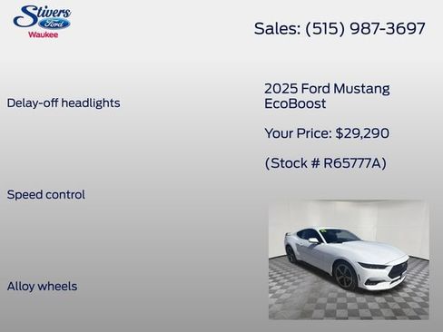 Certified 2025 Ford Mustang Coupe RWD image 16