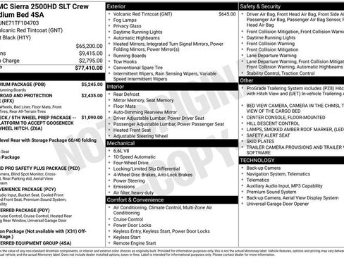 Used 2026 GMC Sierra 2500 SLT w/ SLT Premium Package AWD/4WD image 1