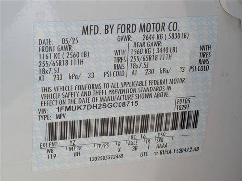 Used 2025 Ford Explorer Active RWD image 25