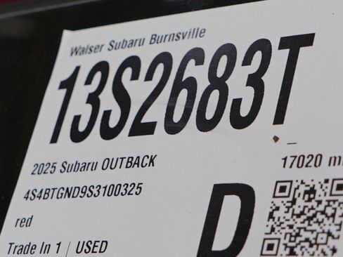Used 2025 Subaru Outback Limited XT w/ Tech Package 3 AWD/4WD image 31