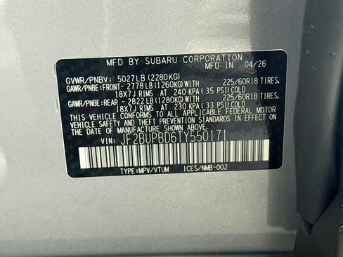 New 2026 Subaru Outback Premium AWD/4WD image 30