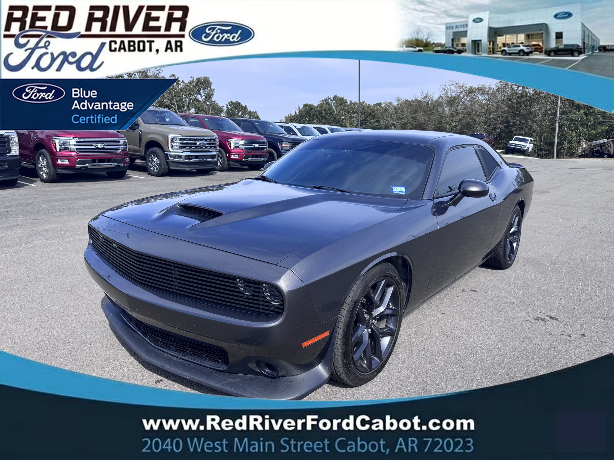 Used 2023 Dodge Challenger R/T w/ Blacktop Package RWD image 1