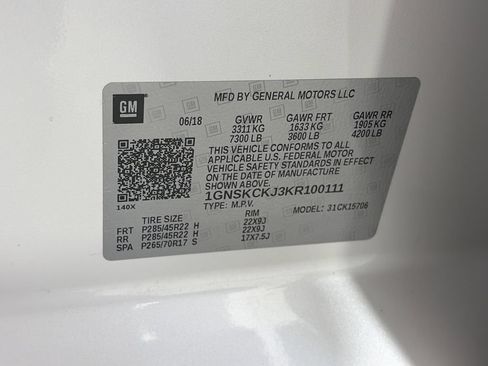 Used 2019 Chevrolet Tahoe Premier w/ Premier Plus Edition AWD/4WD image 9