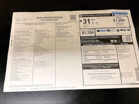 New 2025 Nissan Rogue Platinum w/ Platinum Premium Package image 39