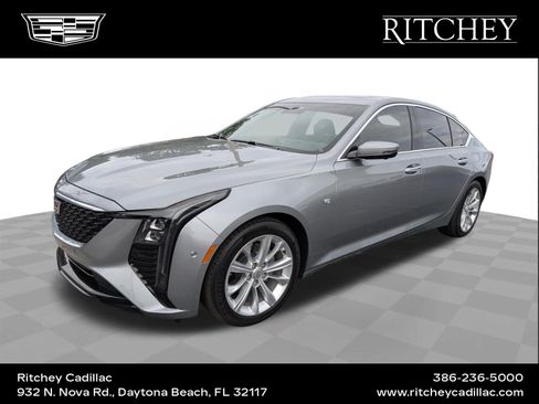 Certified 2025 Cadillac CT5 Premium Luxury w/ Sun And Sound Package RWD image 1