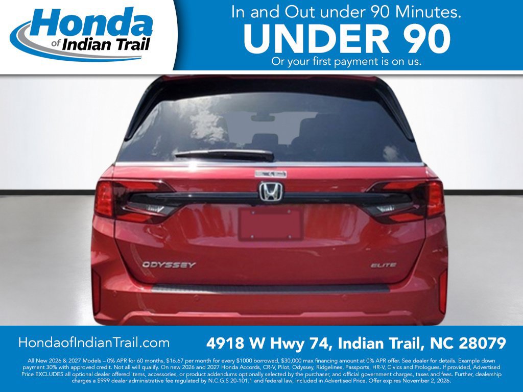 New 2026 Honda Odyssey Elite image 3
