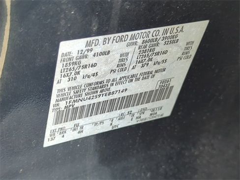 Used 2000 Ford Excursion Limited image 37