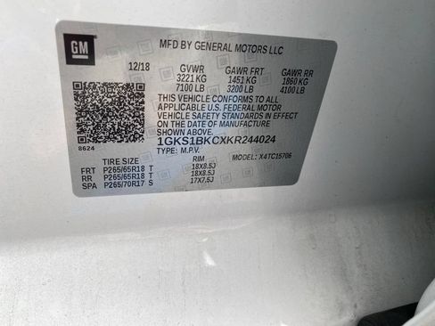 Used 2019 GMC Yukon SLT w/ Open Road Package RWD image 7
