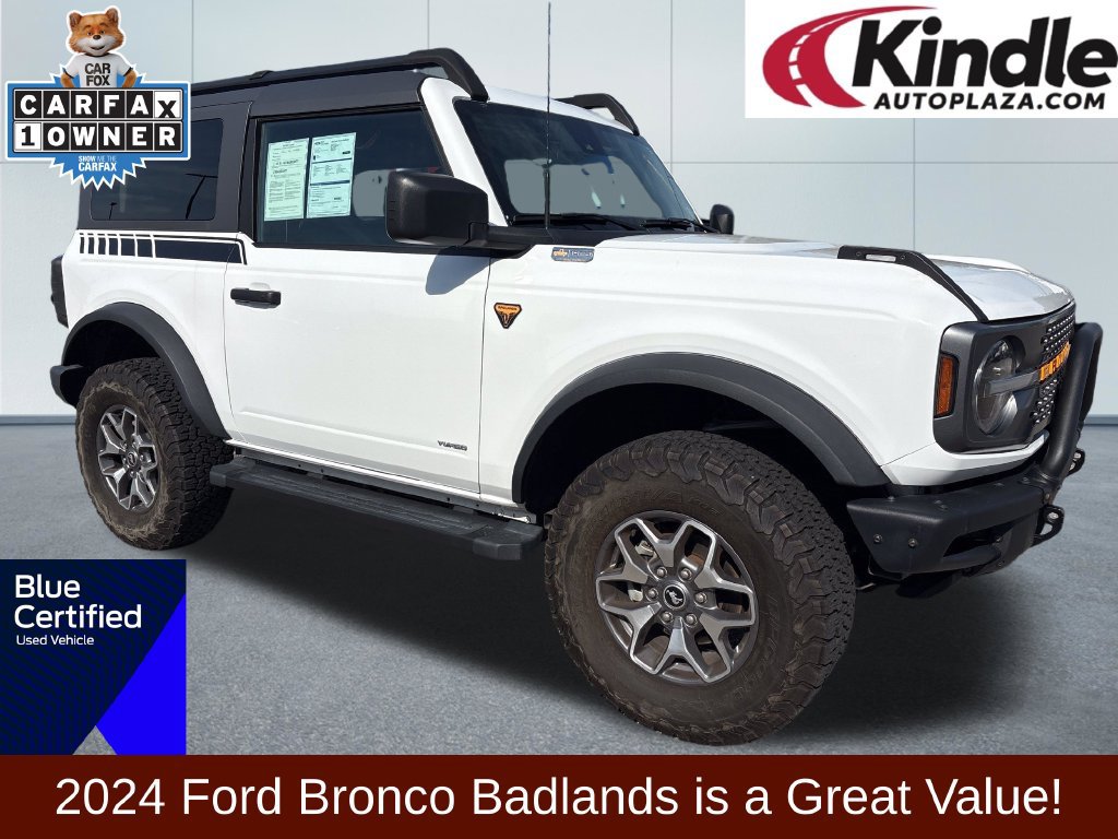 Certified 2024 Ford Bronco Badlands AWD/4WD 360° Tour