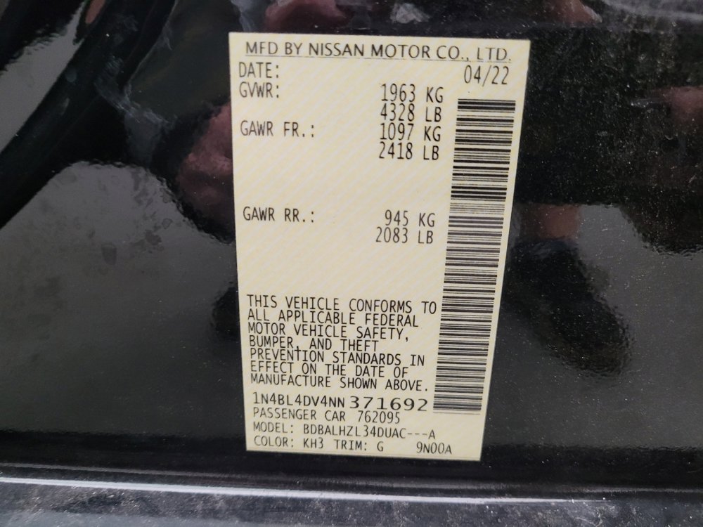 Used 2022 Nissan Altima 2.5 SV w/ SV Premium Package FWD image 33