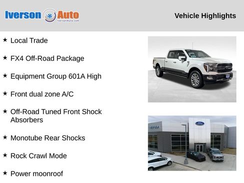 Used 2024 Ford F150 King Ranch w/ FX4 Off-Road Package image 2
