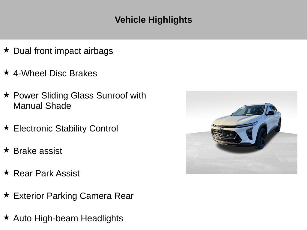 Used 2025 Chevrolet Trax ACTIV w/ Sunroof Package FWD image 45
