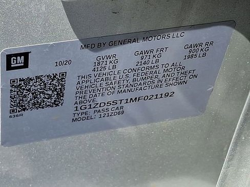 Used 2021 Chevrolet Malibu LT FWD image 23