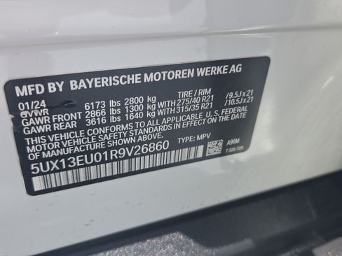 Certified 2024 BMW X5 sDrive40i w/ Parking Assistance Package RWD image 25
