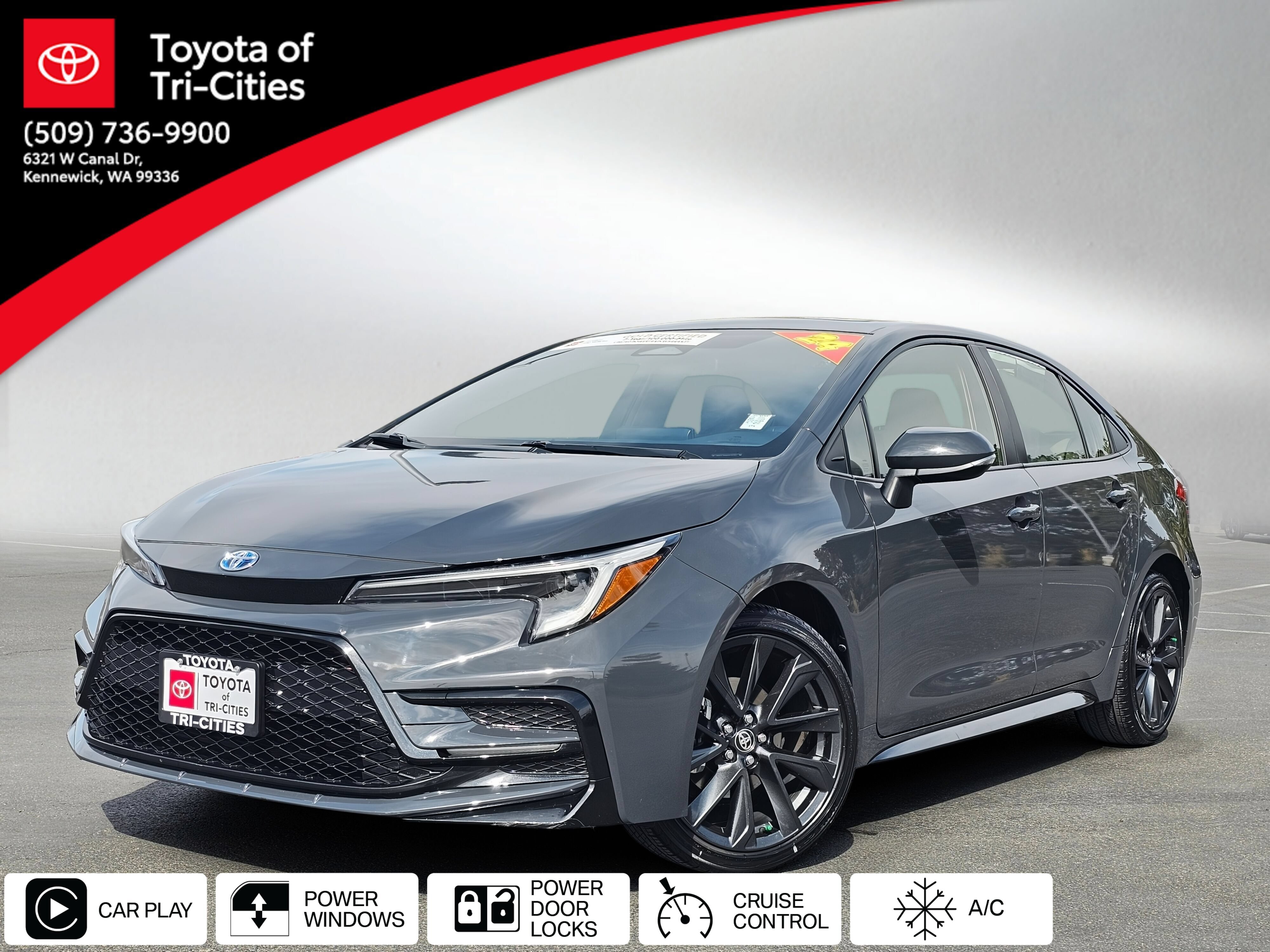 Certified 2024 Toyota Corolla SE w/ SE Package FWD image 2