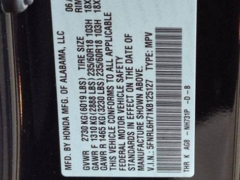 Used 2019 Honda Odyssey EX-L image 25