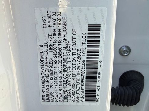 Used 2023 Honda Ridgeline RTL image 30