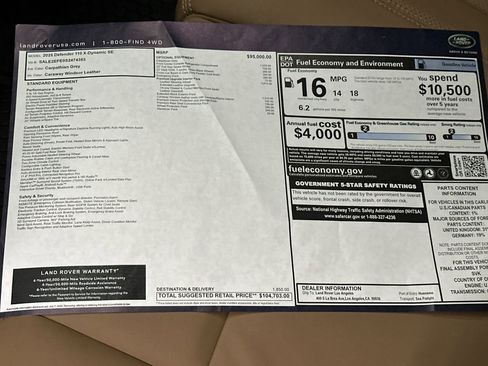 New 2025 Land Rover Defender 110 X-Dynamic SE image 29