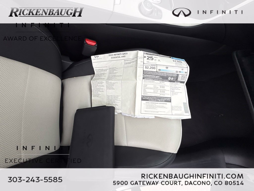 Certified 2023 INFINITI QX55 Essential AWD/4WD image 40