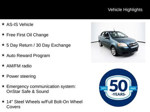 Used 2010 Chevrolet Aveo LT w/ Power and Convenience Package image 5