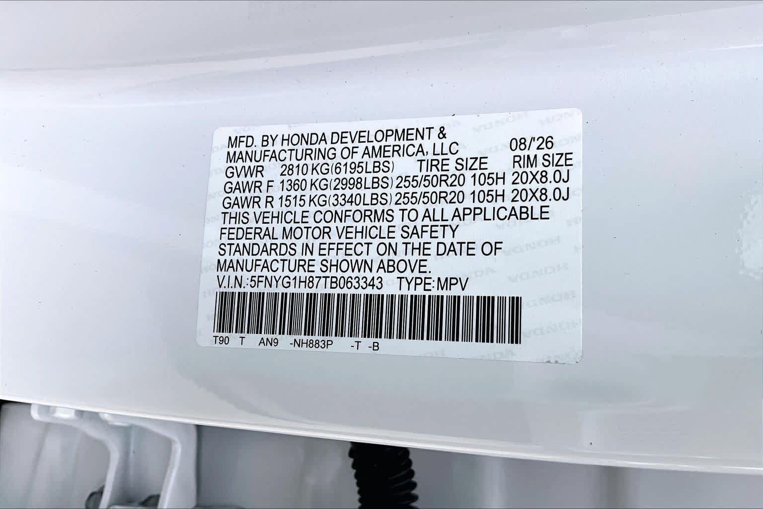 New 2026 Honda Pilot Elite image 21