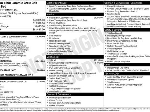 Used 2021 RAM 1500 Laramie AWD/4WD image 12